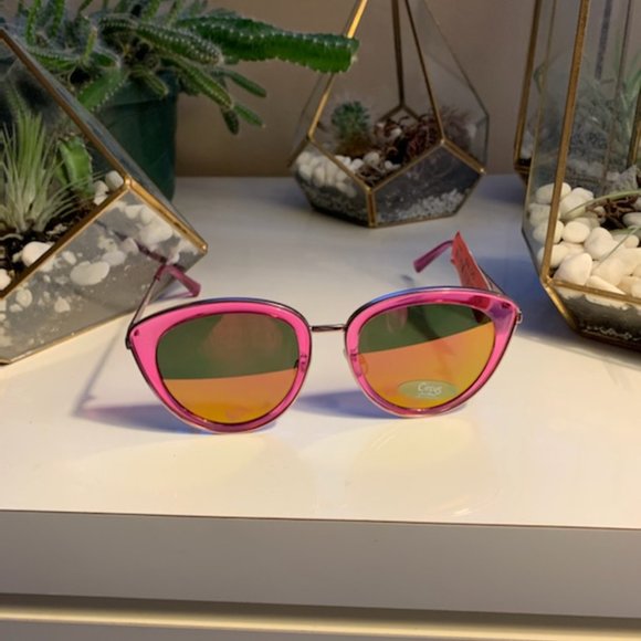 Circus by Sam Edelman  Pink Cat eye Sunglasses - Picture 1 of 5